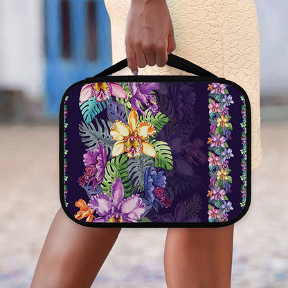 Colorful Watercolor Cattleya Print Classic Bible Case