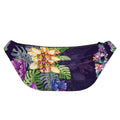 Colorful Watercolor Cattleya Print Fanny Pack