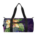 Colorful Watercolor Cattleya Print Gym Bag