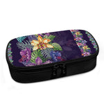 Colorful Watercolor Cattleya Print Insulin Cooler Travel Case