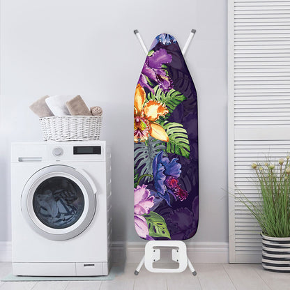 Colorful Watercolor Cattleya Print Ironing Board Cover