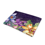 Colorful Watercolor Cattleya Print Pet Cooling Mat Cover