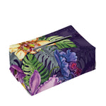 Colorful Watercolor Cattleya Print Rectangle Tissue Box Cover