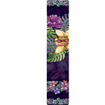 Colorful Watercolor Cattleya Print Table Runner