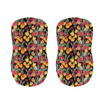 Colorful Watercolor Tulip Pattern Print Bar Stool Covers