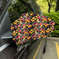 Colorful Watercolor Tulip Pattern Print Car Side Mirror Covers
