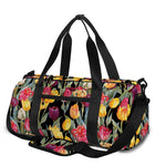 Colorful Watercolor Tulip Pattern Print Gym Bag