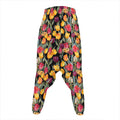 Colorful Watercolor Tulip Pattern Print Hammer Pants
