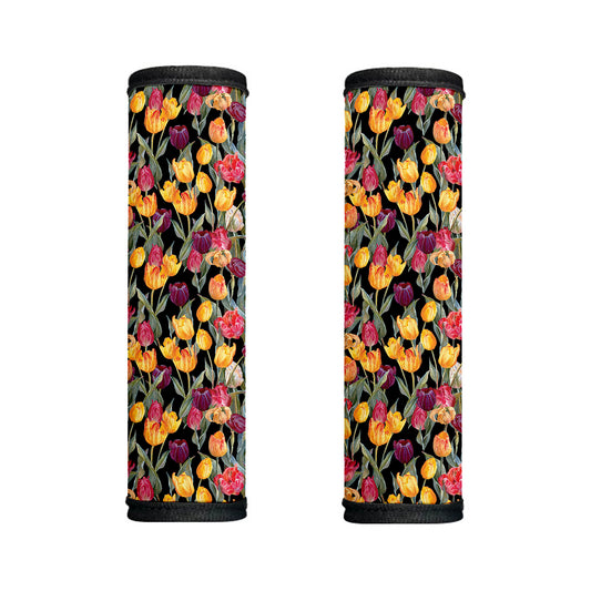 Colorful Watercolor Tulip Pattern Print Handle Covers