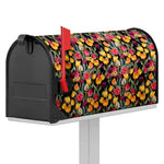Colorful Watercolor Tulip Pattern Print Mailbox Cover
