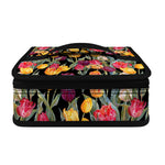 Colorful Watercolor Tulip Pattern Print Small Lunch Bag