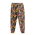 Colorful Watercolor Tulip Pattern Print Sweatpants