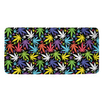 Colorful Weed Leaf Pattern Print Towel