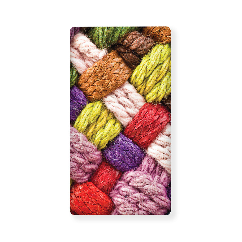 Colorful Wool Yarns Print Baby Crib Sheet