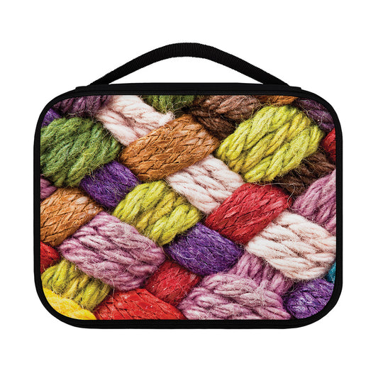 Colorful Wool Yarns Print Classic Bible Case