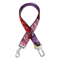 Colorful Wool Yarns Print Dog Seat Belt