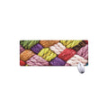 Colorful Wool Yarns Print Extended Mouse Pad