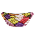 Colorful Wool Yarns Print Fanny Pack
