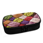 Colorful Wool Yarns Print Insulin Cooler Travel Case