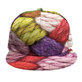 Colorful Wool Yarns Print Snapback Cap