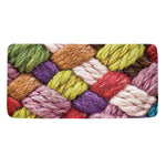 Colorful Wool Yarns Print Towel