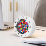 Colorful Yarn Balls Print Alarm Clock