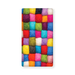 Colorful Yarn Balls Print Baby Crib Sheet