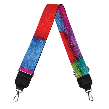 Colorful Yarn Balls Print Bag Strap