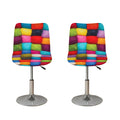 Colorful Yarn Balls Print Bar Stool Covers