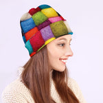 Colorful Yarn Balls Print Beanie