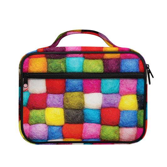 Colorful Yarn Balls Print Briefcase Bible Bag
