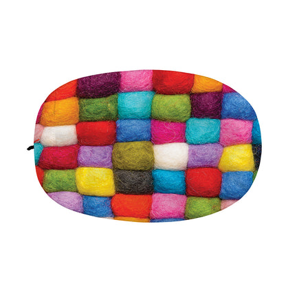 Colorful Yarn Balls Print Car Side Mirror Covers