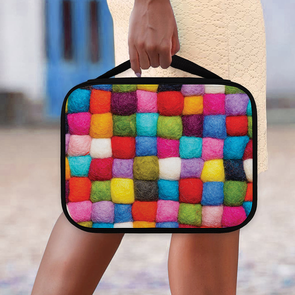 Colorful Yarn Balls Print Classic Bible Case