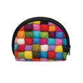 Colorful Yarn Balls Print Coin Purse
