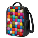 Colorful Yarn Balls Print Crossbody Lunch Bag