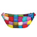 Colorful Yarn Balls Print Fanny Pack