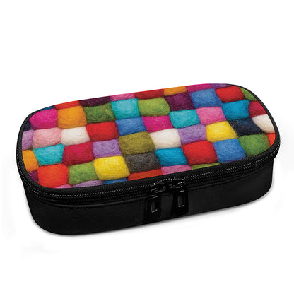 Colorful Yarn Balls Print Insulin Cooler Travel Case