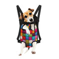 Colorful Yarn Balls Print Pet Carrier Backpack