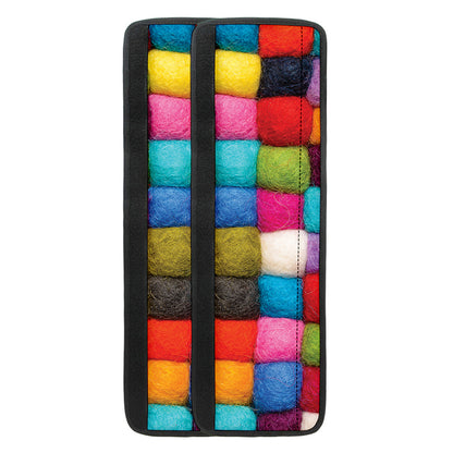 Colorful Yarn Balls Print Refrigerator Handle Covers