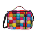 Colorful Yarn Balls Print Shoulder Strap Bible Bag