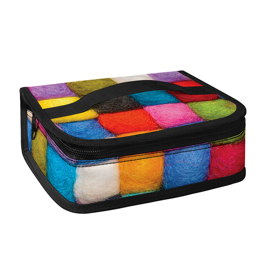 Colorful Yarn Balls Print Small Lunch Bag