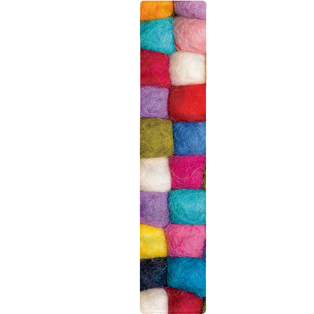 Colorful Yarn Balls Print Table Runner
