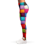 Colorful Yarn Balls Print Women's Leggings