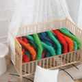 Colorful Yarn Print Baby Crib Sheet