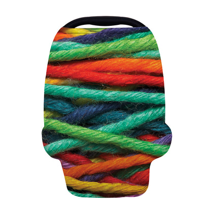 Colorful Yarn Print Baby Seat Cover