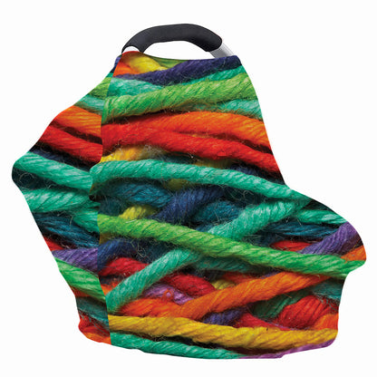 Colorful Yarn Print Baby Seat Cover