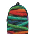 Colorful Yarn Print School Backpack