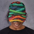 Colorful Yarn Print Baseball Cap