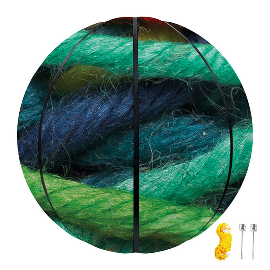 Colorful Yarn Print Basketball