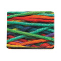 Colorful Yarn Print Bifold Wallet